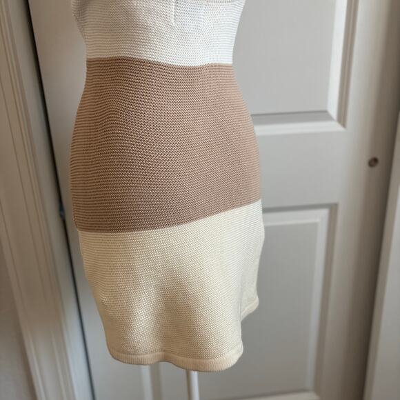 Sabo Women’s Auri Knit Dress Halter Neck Dress S Beachy Minimalist Coverup - Picture 8 of 12